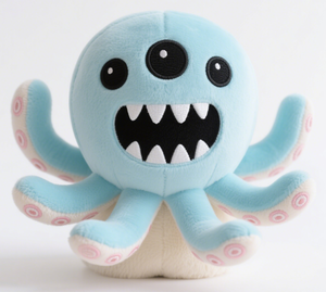 2025 all'ingrosso della fabbrica OEM di alta qualità adorabile giocattolo di peluche rotondo di colore arancione e grigio - Product Image 2