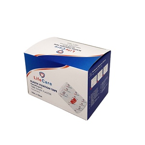 Boîtes de papier en carton laminé mat offset de conception personnalisée de haute qualité pour l'emballage personnalisé de ruban élastique en plâtre de premiers soins - Product Image 6