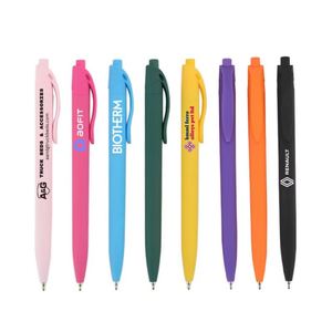 Stylos à bille personnalisés 1,0 mm à forte valeur esthétique, corps en plastique orange, nouveauté, vente en gros, papeterie de bureau, logo imprimé - Product Image 2