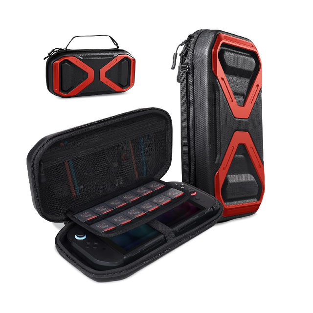 Custom New Nintendo Switch 2 Oled Hard Shell Eva Protective Travel Carrying Case With 16 Game Card Slots Waterproof Shockproof