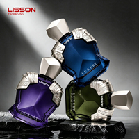 Flacon de parfum pour homme en verre de 50 ml et 100 ml, design guerrier distinctif, flacon vide pour vaporisateur de parfum masculin