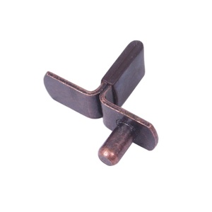 Goupille de support <span class=keywords><strong>d</strong></span>'étagère <span class=keywords><strong>d</strong></span>'<span class=keywords><strong>angle</strong></span> <span class=keywords><strong>en</strong></span> acier de 6.2mm avec manchon marron pour <span class=keywords><strong>armoire</strong></span> - Product Image 1