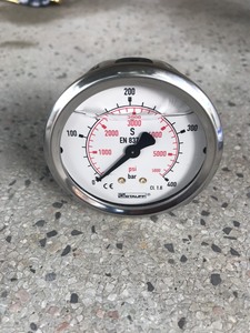 G 1/4 스레드 60/100/160/250/400 바 유압 오일 압력 게이지 017250005 016372007 275726009 016373006 - Product Image 3