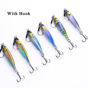 Acqua salata acqua dolce <span class=keywords><strong>in</strong></span> metallo <span class=keywords><strong>pesca</strong></span> cucchiaio esca veloce che affonda pece artificiale Glow <span class=keywords><strong>mare</strong></span> metallo Jig 60 grammo <span class=keywords><strong>con</strong></span> gancio - Product Image 5