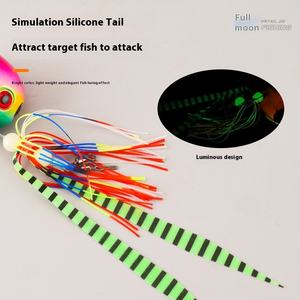 Señuelo de pesca de metal Luya Moon Bait de 60-300g para <span class=keywords><strong>calamar</strong></span> barbudo, lubina y anguila, tipo placa de hierro de acción lenta, para pesca en el mar, Guo Rui - Product Image 4