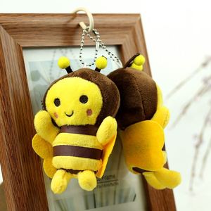 Wholesale 12cm Cute Yellow <b>Bee</b> Plush Keychain Small Animal Toy Pendant Children's Holiday <b>Gift</b> Bag Charm Bulk Orders - Product Image 4