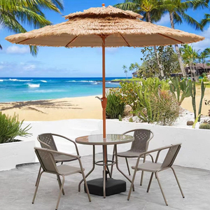 <span class=keywords><strong>Parasol</strong></span> de jardin en paille artificielle pour l'extérieur, gazebo, maison de jardin, ferme, cour, zone panoramique - Product Image 6