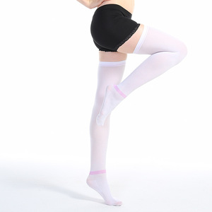 Calcetines de Compresión Graduada hasta el Muslo, con Tubo Largo y Cinturón Anti-Trombosis - Product Image 2