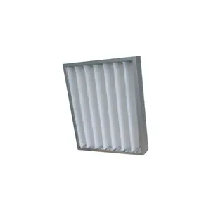 G3 G4 Manufacturers Industries Replacement Pleated Pre-Filter Ahu Panel Cotton Material with Aluminum Galvanized Frame
