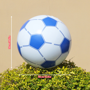 Ballon d'eau gonflable promotionnel en solde avec design de <span class=keywords><strong>football</strong></span>, ballon de plage gonflable avec design de <span class=keywords><strong>football</strong></span> - Product Image 3