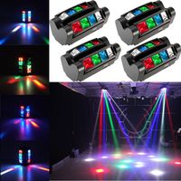 Poutres Offre Spéciale Professionnel Activé Par Le Son Dj Lumières Gig Bar Tête Mobile Led Mini Araignée Lumière pour la Fête