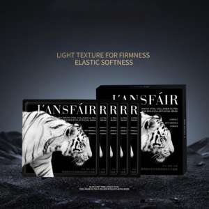 Mascarilla facial de colágeno Black Key, éxito de ventas, mascarilla facial molecular con nicotinamida para manchas, precio de fábrica personalizado. - Product Image 2