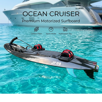 Prêt à expédier : Planche de surf à moteur Black Ocean Cruiser, Mode Sport, Véhicule aquatique marin, Dispositif de ski nautique avec aileron et coque