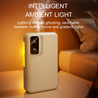 Diffuseur d'arômes LED personnalisable 1800 mAh rechargeable, veilleuse portable murale pour hôtels et usage domestique