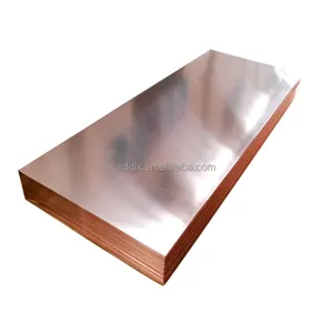 Precio de fábrica espesor 1mm 2mm 10mm aleación placa de cobre hoja de cobre con varios tamaños