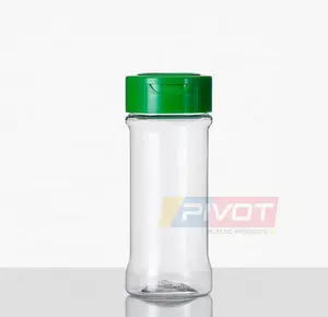 Pabrik Cina 4.5oz 100ml tempat bumbu dapur peralatan kosong plastik botol bumbu