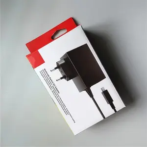 Nintendo Switch 콘솔 도크 용 원래 빠른 PD 충전 AC 어댑터 전원 공급 장치 어댑터 홈 벽 여행 충전기