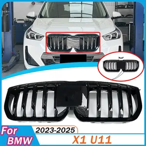 Car Front <b>Grille</b> <b>For</b> X1 U11 2023-2025 Single Dual Line <b>Mesh</b> Cover Trim Body Kit Exterior Auto Parts Tuning - Product Image 1