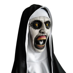 Scary the Nun Horror Mask Precio al por mayor Hallowmas Latex Prank Party Props Horrificante Disfraz de juego de rol - Product Image 3