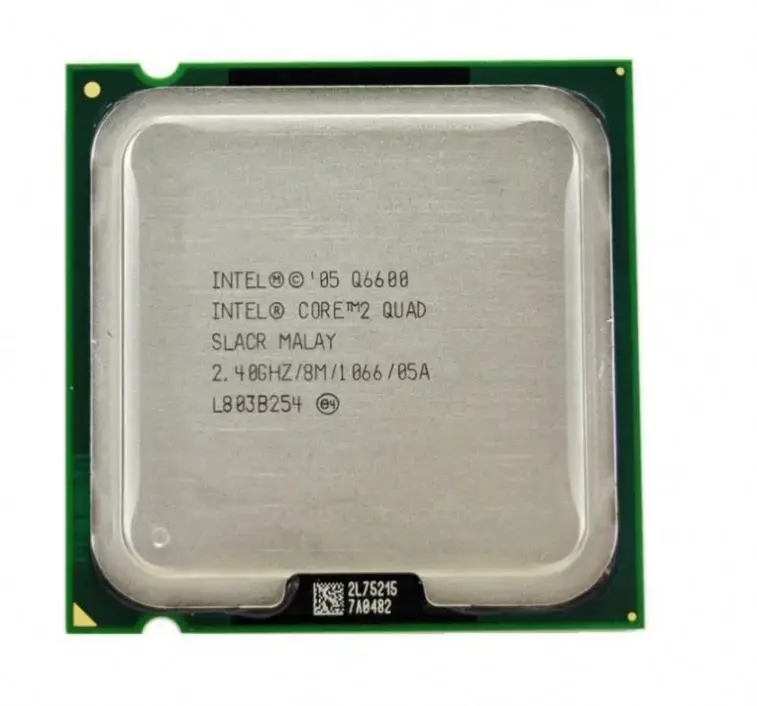 THJ Nouveau processeur d'unité centrale d'origine (2.4Ghz/ 8M /1066GHz) Q6600 Socket 775 Desktop CPU Core 2 Quad Q6600