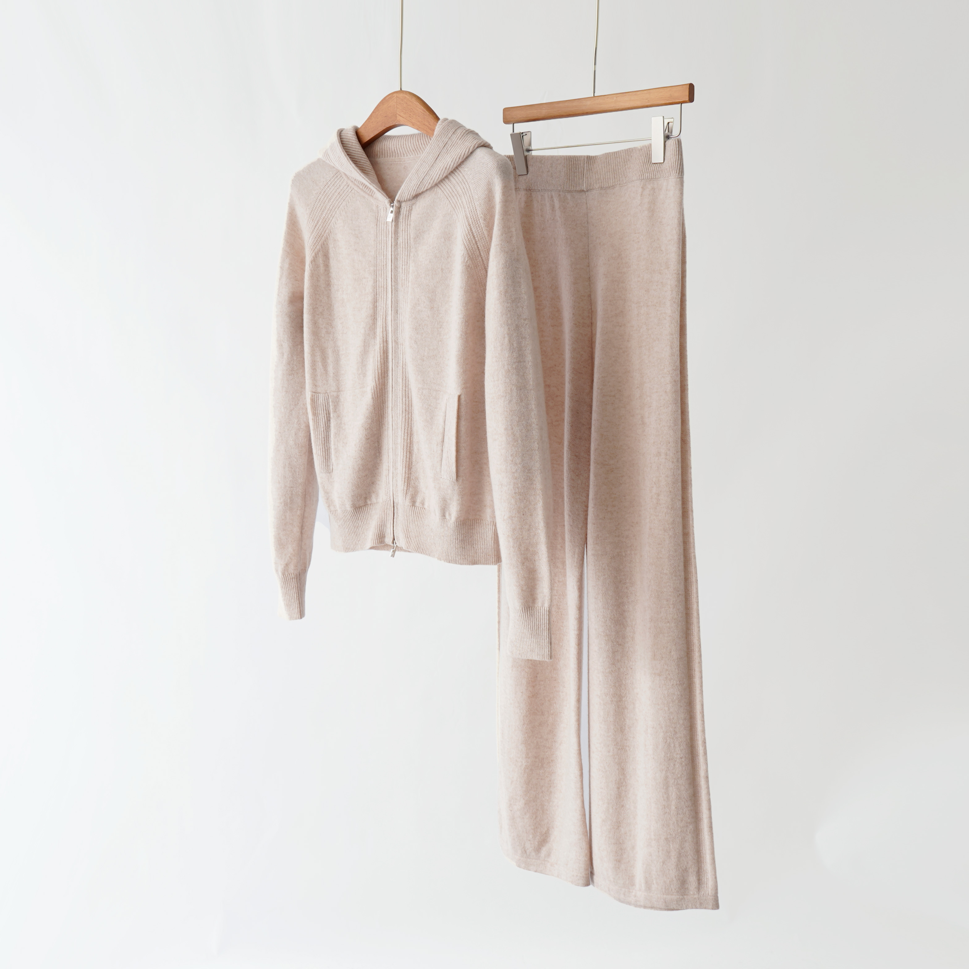 Oatmeal-colored Suit
