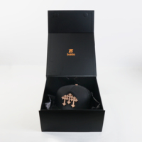Boîtes d'expédition en carton personnalisées, réutilisables, imperméables, de qualité supérieure, pour les chapeaux Dandy 31 Barbas, finition brillante ou mate, forme carrée