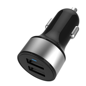 Chargeur de voiture en aluminium à double port USB 12V 24V, charge rapide adaptative - Product Image 5