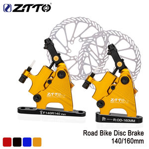 <span class=keywords><strong>ZTTO</strong></span> โร้ดไบค์ไลน์ดึงดิสก์เบรกไฮดรอลิกคาลิปเปอร์แบบแบนติดตั้งด้านหน้า CX โรเตอร์ดิสก์เบรกจักรยานเสือหมอบ140 160มม. - Product Image 3