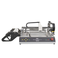 Tous les alimentateurs sont gratuits (Stock en Corée) Machine de placement manuel de composants LED SMT802B avec caméra SMD, vitesse de montage rapide, équipement SMT