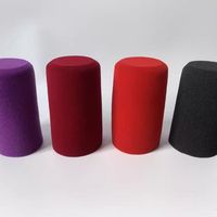 Housse de microphone personnalisée en mousse floquée avec impression de logo pour microphone shure SM7B