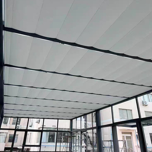 UST Fábrica Personalizado Interior FCS Techo <span class=keywords><strong>de</strong></span> <span class=keywords><strong>cristal</strong></span> Decoraciones <span class=keywords><strong>de</strong></span> construcción <span class=keywords><strong>Cortinas</strong></span> <span class=keywords><strong>de</strong></span> techo <span class=keywords><strong>plegables</strong></span> eléctricas - Product Image 3