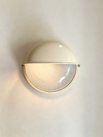 Lampe murale extérieure rétro crème, étanche, LED, verre givré, aluminium, montage mural pour jardin, couloir