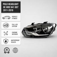 Phare avant gauche à LED OEM 6RD941007 6RD941008 DRL économe en énergie pour VW Polo 6RD 2010-2017 Hatchback Plateforme PQ25