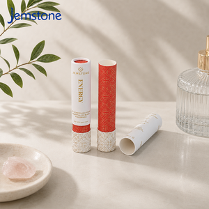 Custom Recyclable Materials Luxury Cylinder Packaging Box Kraft Cardboard Tube Skin Care Essential Oil Perfume Paper Tube - Product Image 2
