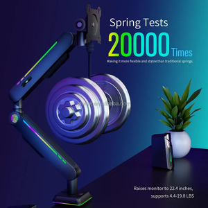 New Arrival linh hoạt PC màn hình máy tính cánh tay kẹp trên máy tính để bàn Màn hình kép núi - Product Image 2