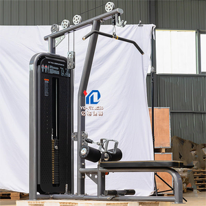 Chất lượng cao phổ Lat kéo xuống và hàng thấp Máy Pin nạp máy Trọng lượng selectorized phòng tập thể dục Máy thiết bị - Product Image 5