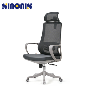 Chaise de bureau ergonomique Sinonis Executive, dossier haut en mesh, pivotante, pour conférence - Product Image 4