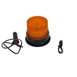 Feu <span class=keywords><strong>de</strong></span> signalisation LED à base magnétique, rechargeable par USB et allume-cigare, pour camions, chariots élévateurs et véhicules <span class=keywords><strong>de</strong></span> construction - Product Image 1