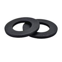 Wholesale M3-M36 8.8 Grade Fastener Washer Black Finish Carbon Steel Flat Washer for Mechanical Hardware Components