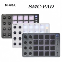 Contrôleur MIDI sans fil M-VAVE SMC-PAD, adapté aux claviers de percussion, interface USB-C, design portable, petit pad MIDI