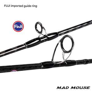 2,4 m 2,64 M Fuji guías asiento del carrete 2 secciones de alta resistencia Toray carbono EVA mango <span class=keywords><strong>Mad</strong></span> Spinning Popping caña de pescar - Product Image 3