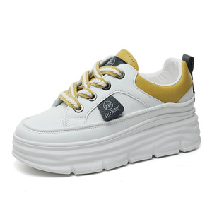 Mocassins Femme 2026 Printemps/Automne – Chaussures Décontractées Sportives à Semelle Épaisse pour Augmenter la Taille, Tige en PU Tendance, Idéales pour l'Été - Product Image 5