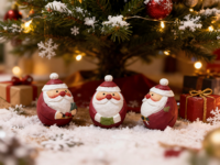 Ornement de Noël miniature en bois gravé personnalisé, écologique, mignon, cadeau de Noël, souvenir, décoration de la maison, vente en gros directe d'usine