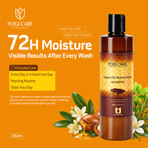 แชมพูอาร์แกนออยล์ YOGI OEM "ลิควิดโกลด์" แชมพูบำรุงและเพิ่มความหอมสำหรับเส้นผม ขายส่ง - Product Image 1
