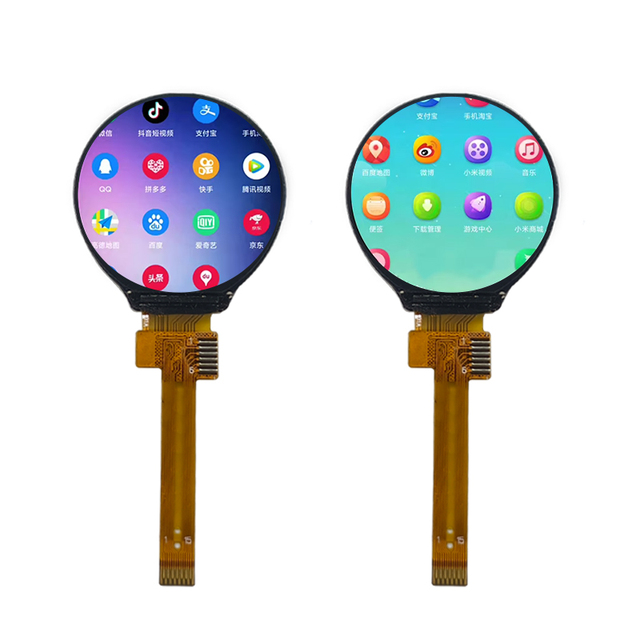 240-*240 1.09" 1.09 Inch IPS TFT LCD Circular Display 240x240 Dot Resolution With GC9A01 Round Screen SPI Interface IPS Screen