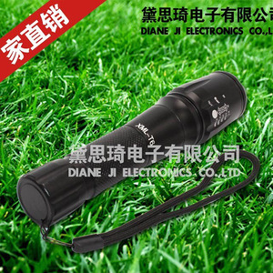 DaskFire 517 Lampe torche LED rechargeable à zoom télescopique haute puissance, portable, pour l'extérieur - Product Image 5