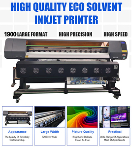 2022 Mô Hình Mới Định Dạng Lớn 1.8M I3200 Dual Head Sinh Thái Máy In Phun Dung Môi Với Cắt Decal - Product Image 2