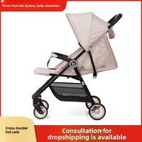 Poussette de poche A2 adaptée aux bébés - Légère, en alliage d'aluminium, pliable, options inclinables pour les sorties de bébé de 0 à 6 mois