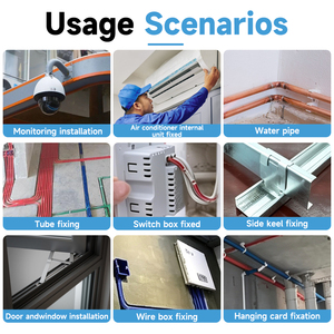 Pistolas Clavadoras Manuales <span class=keywords><strong>para</strong></span> <span class=keywords><strong>Madera</strong></span>, Concreto y Acero - Grado Profesional <span class=keywords><strong>para</strong></span> Bricolaje e Industrial, Longitud <span class=keywords><strong>de</strong></span> Clavo <span class=keywords><strong>de</strong></span> 7.3 mm - Product Image 6