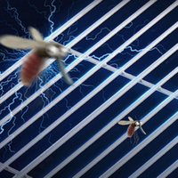 Lampe anti-moustiques électrique, piège à insectes d'intérieur haute puissance, lampe répulsive à choc électrique